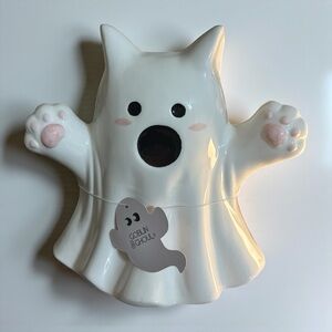 2O24 GOBLIN & GHOUL GHOST CAT  HALLOWEEN DECORATION CERAMIC  🇺🇸